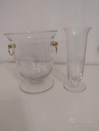 Cestello portaghiaccio e bicchieri