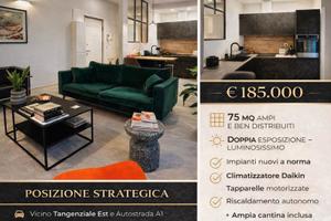 Bilocale ampio luminoso e ristrutturato