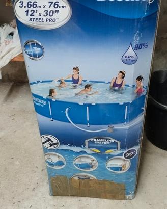 Struttura Tubi Piscina Rotonda Bestway 3,66x76 