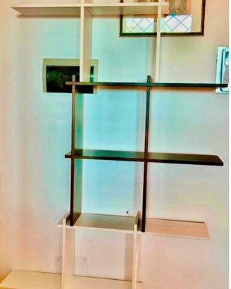 4 librerie - divisori in legno modulari, 70x70x21👇