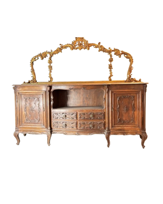Mobile in legno con specchiera, "Di Cristina".