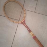racchetta tennis legno vintage