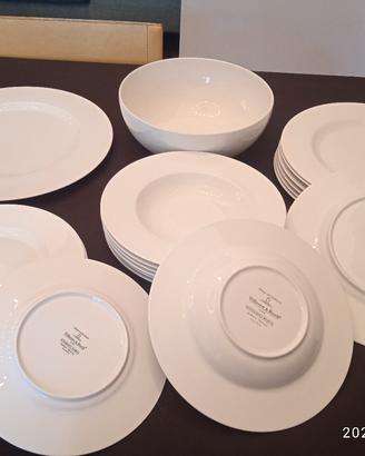servizio piatti villeroy & boch bianco