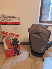 Zaino portabebe da montagna ergonimico phil&teds