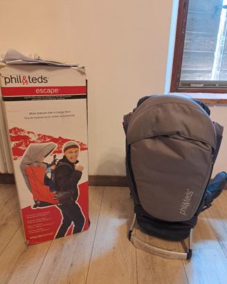 Zaino portabebe da montagna ergonimico phil&teds