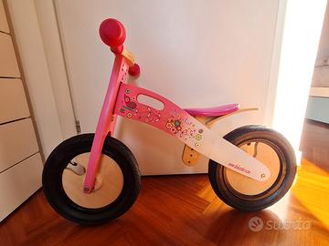 Bicicletta in legno per equilibrio 