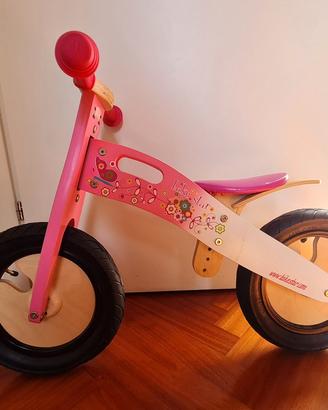 Bicicletta in legno per equilibrio 