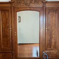 Camera da letto in legno di noce