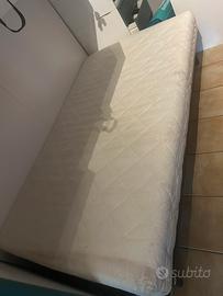 Rete e materasso una piazza e mezza