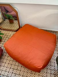 Pouf colore terracotta x interni ed esterni