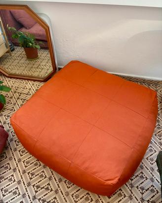 Pouf colore terracotta x interni ed esterni