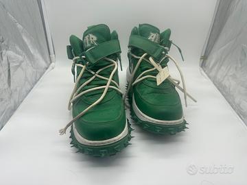 Nike Air Force 1 Mid Off-White Pine Green