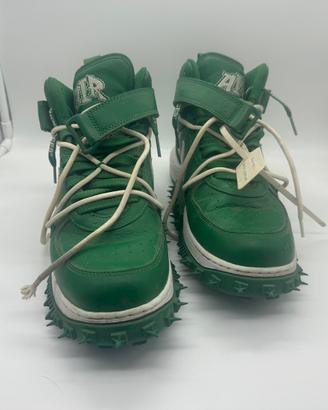 Nike Air Force 1 Mid Off-White Pine Green
