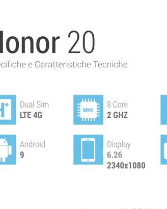 Honor 20 6gb ram 128gb midnight black
