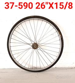 CERCHIO COPERTONE 26 POSTERIOR BICICLETTA CityBike