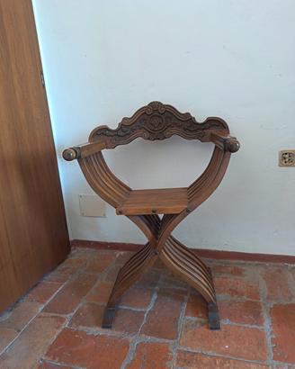 sedia vintage Savonarola