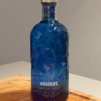 Bottiglia vodka absolut facet edizione limitata