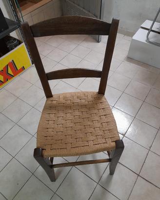 N.10  SEDIE IMPAGLIATE 