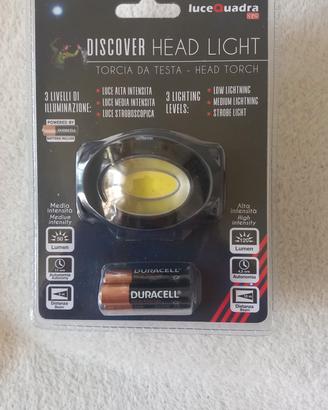 torcia da testa discover headlight