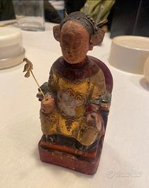 Scultura cinese in legno