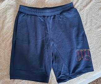 Pantaloncini Taglia L, blu scuro con logo grafico