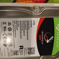 Seagate Ironwolf da 2 TB  x 2 = 4 TB nas