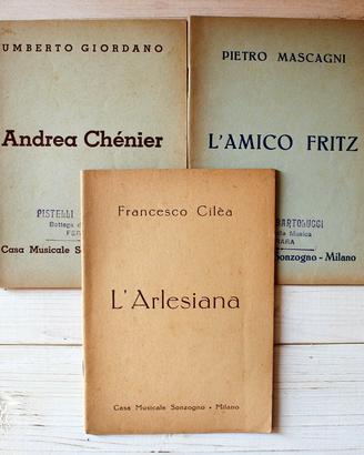 LIBRETTI D'OPERA SONZOGNO