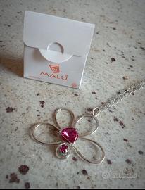 Collana Malù con ciondolo Swarovski