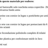 Materiale apicoltura