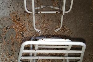 portapacchi posteriore vespa piaggio bianco access