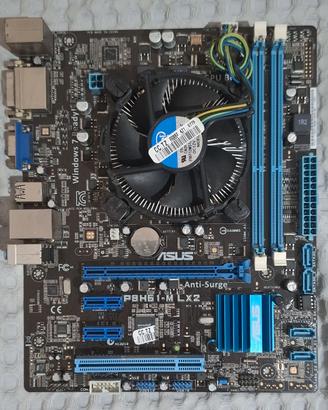 Intel i3-2100 3,10GHz+Motherboard Asus P8H61-M LX2