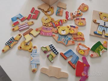 gioco composizione legno