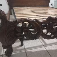 Letto antico stile barocco