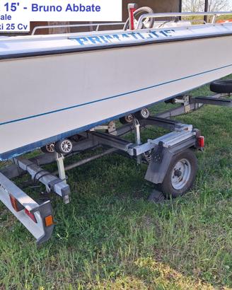 barca e carrello stradale