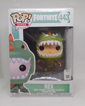 Funko POP Rex 443 Games Vinyl Figure Fortnite 2018
