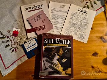 Commmodore Amiga Epyx Sub Battle Simulator Gioco