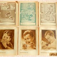 Vintage 1940 QUADERNI Gipe Pomi NUOVI Bambini
