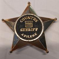 distintivo badge in latta Country Sheriff Abilene