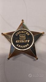 distintivo badge in latta Country Sheriff Abilene