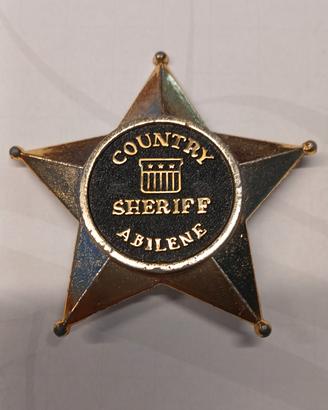 distintivo badge in latta Country Sheriff Abilene