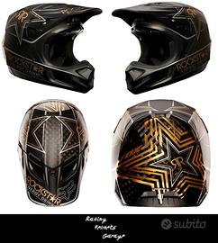 Casco FOX V4 CARBON ROCKSTAR TAGLIA S TOP DI GAMMA