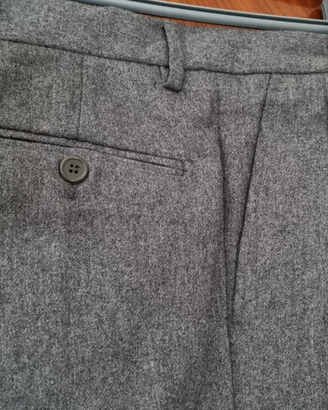 Pantalone uomo tg 50 lana 100%, fodera in cotone