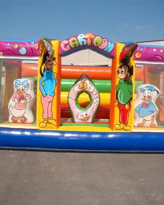 Gioco Salterello Gonfiabile x Bambini con Ostacoli