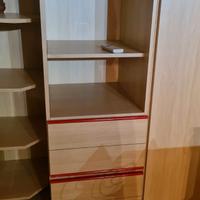 Coppia di armadi ideali per cameretta