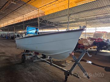 Barca Open Kimba 5,30 + motore Suzuki 40cv 4 tempi