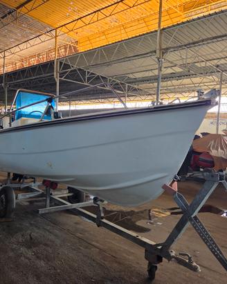 Barca Open Kimba 5,30 + motore Suzuki 40cv 4 tempi