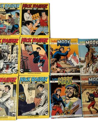 Lotto 10 Fumetti Bonelli - Nick Raider + Mark