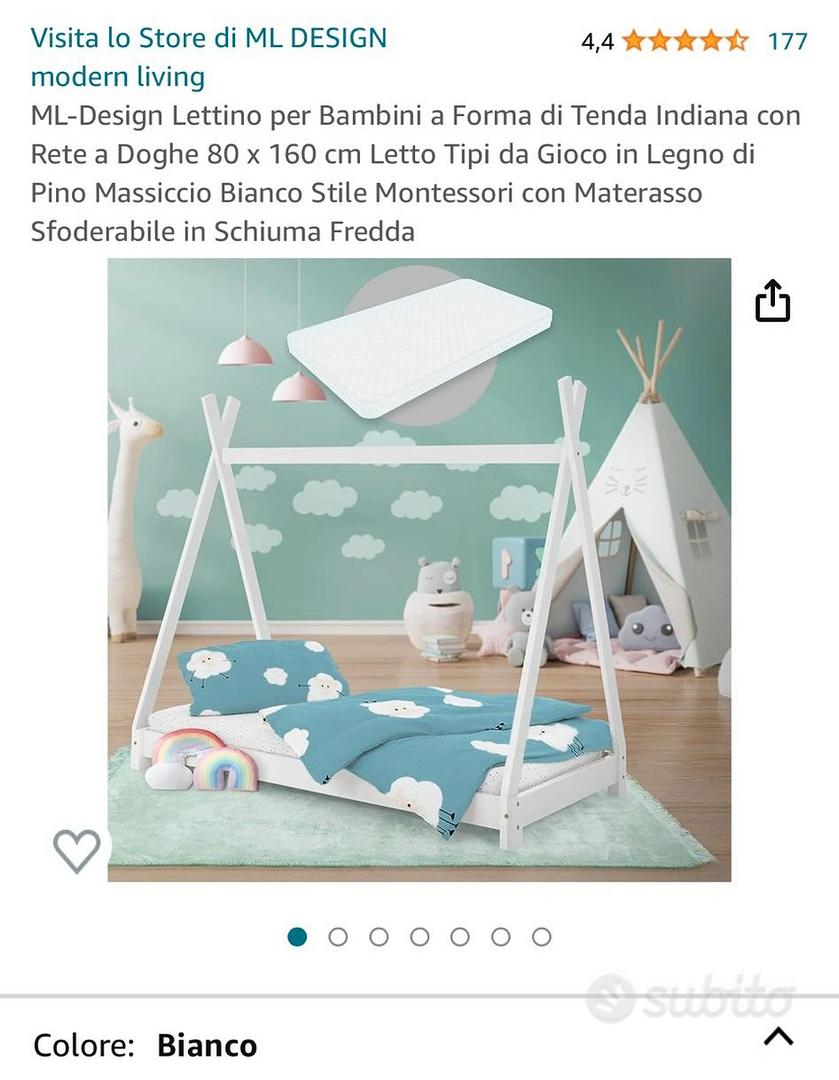 Lettino bambino Montessori 80x160 - Arredamento e Casalinghi In vendita a  Genova