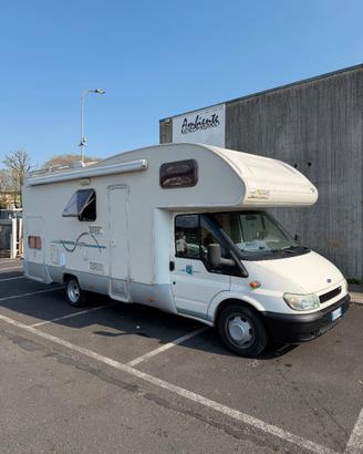 Camper Mansardato Ford NG5 – Garage XXL – 6 Posti