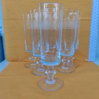 BICCHIERI CON GAMBO SERIGRAFATI